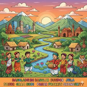 বাংলাদেশ বাংলার সৌন্দর্য জেলা শহর গ্রাম নদী পাহাড় প্রকৃতি ও সংস্কৃতির মিলন Bangladesh Banglar Sundor Jela Shohor Gram Nodi Pahar Prokriti Shongskrity