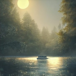 在那银色的月光下