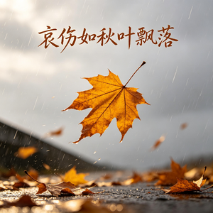 哀伤如秋叶飘落