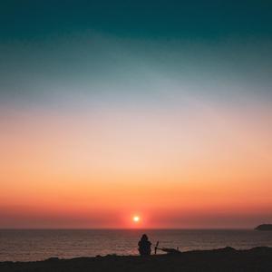 석양이 지는 저녁