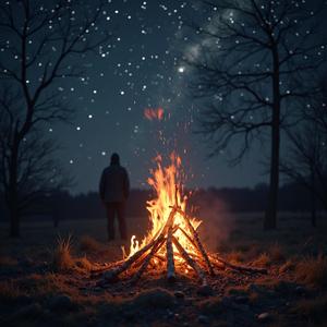 Пылает огонь