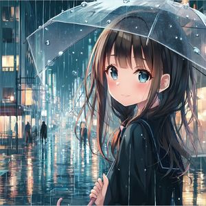 雨夜, 温和舒适的夜晚雨声