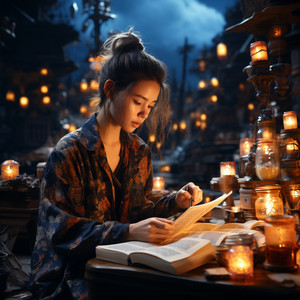 Reflejos Radiantes Del Resplandor Iluminado Por El Fuego