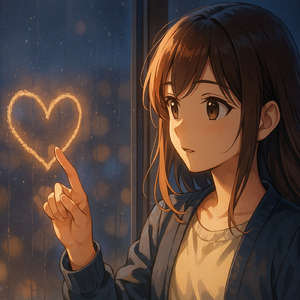 指先でハートを描く夜