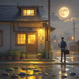 那盏比月亮亮的灯