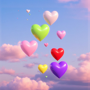 CORAZONES EN EL AIRE