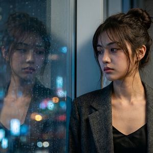 霓虹灯下的蚂蚁