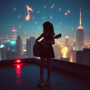 Girl with a Guitar by uMurTa