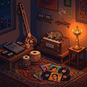 Rickshaw Through the Rain