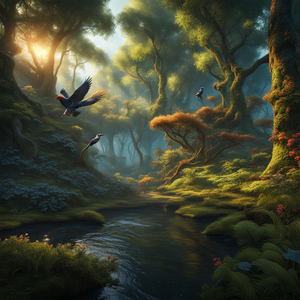 Songbirds at Sunrise