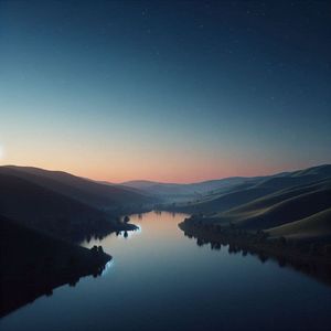 夜の薄明り