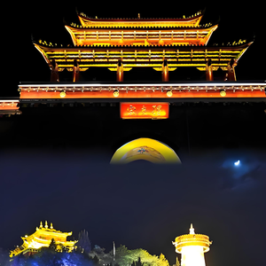 月光广场的夜色美如画