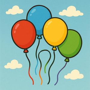 Bunte Luftballons