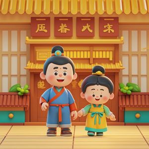 国学成语儿歌《兵不血刃》