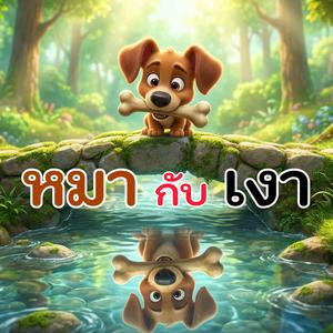 หมากับเงา