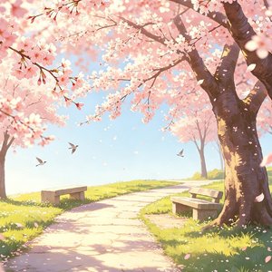 花明かりの午後