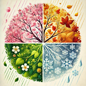 灰色の空の下で