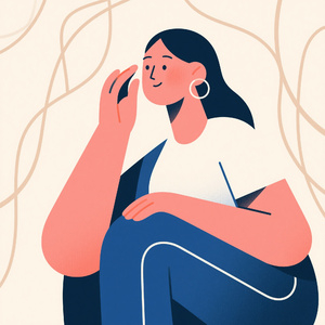 Newspapers Blur in Rain