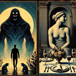 Statue with a thought