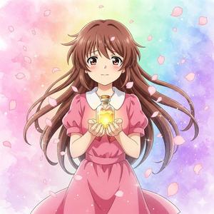 ひび割れた瓶と、光