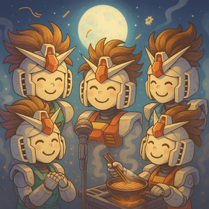 奇行戦記バリグナー2（↑←↑）🍜🤣🔥🤖🍥 (ほんのりハモってみたRemix) by 夜更カシ症候群(Night owl syndrome)