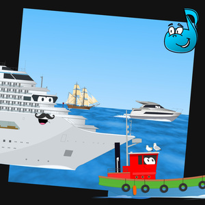 Płyną Po Wodzie Statki