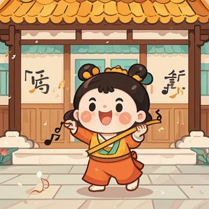 国学成语儿歌《席不暇暖》