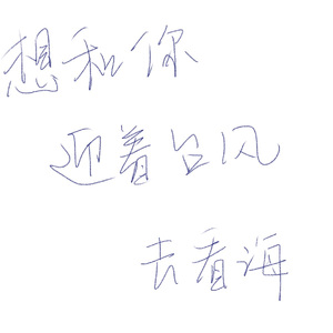 想和你迎着台风去看海