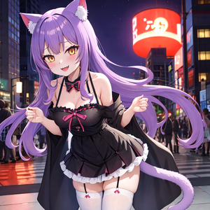 Neko Waifu in Akihabara by Kasane