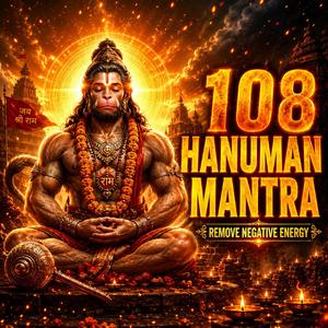 108 Hanuman Mantra Chant | Divine Protection & Positive Energy | Hanuman Jaap