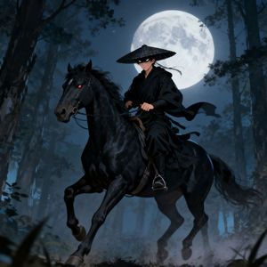 鲜衣怒马踏月行 伴奏