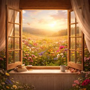 А за окном цвела весна.