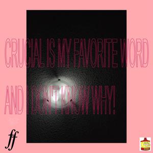 CRUCIAL IS MY FAVORITE WORD AND I DON'T KNOW WHY!