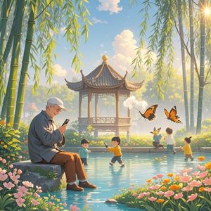 裕园的早晨-卜志明