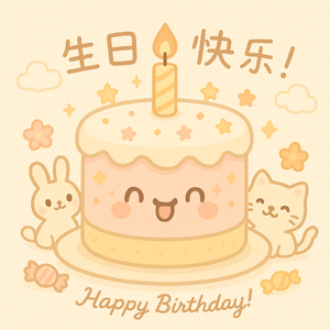 生日快乐 Happy Birthday！！！