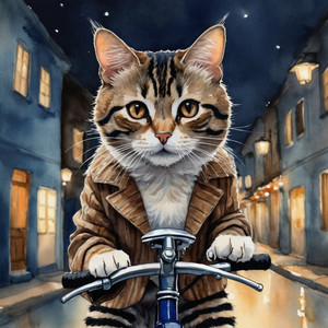 青い世界の上で