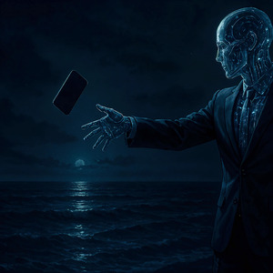 ジンをロックで