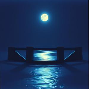 월영교 달빛 아래