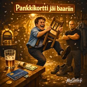 Pankkikortti jäi baariin