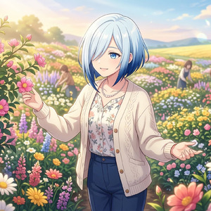 共に咲く花