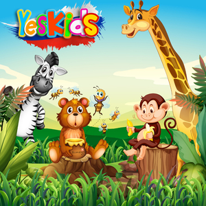 Пять обезьянок прыгали в кроватке на русском