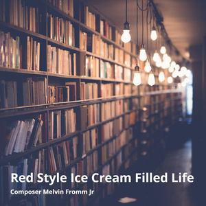 Red Style Ice Cream Filled Life