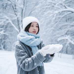 雪落在你名字上