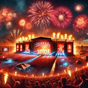 Þjóðhátíð ljómar