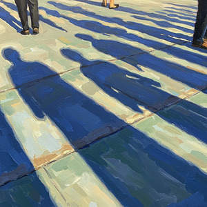 すれ違いの影たち