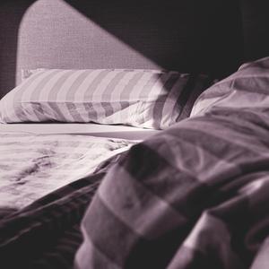Bett unbenutzt