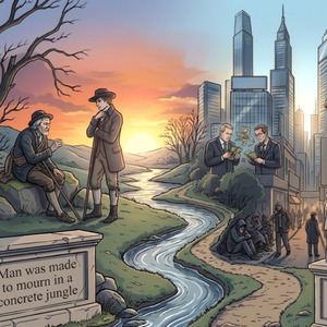 Man was made in a concrete jungle