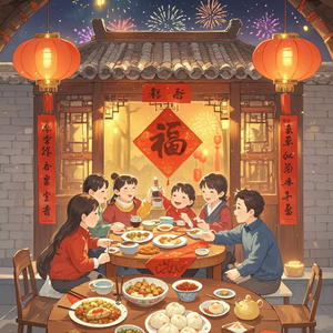 时光里的团圆饭