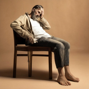 Slouched
