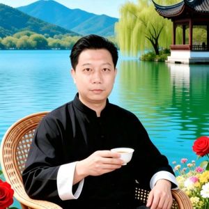 湖亭闲坐